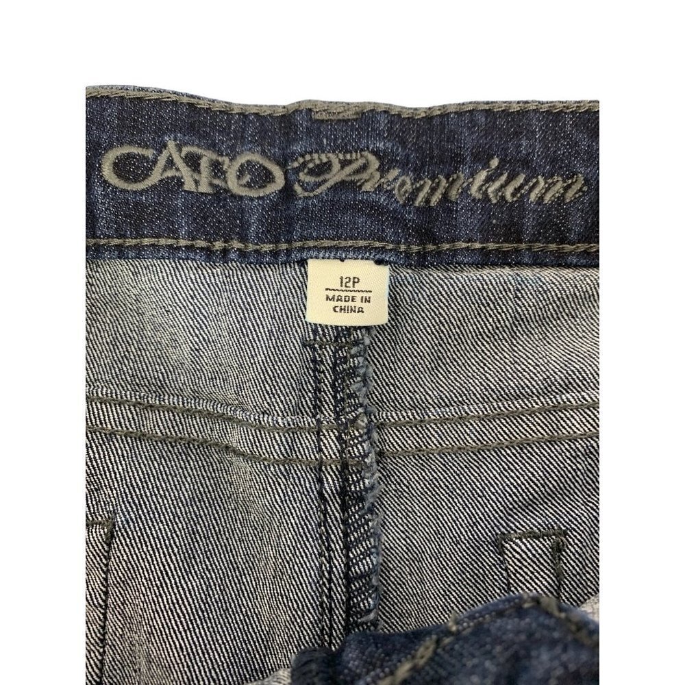 Cato Premium Women's Dark Denim Capri - Picture 3 of 8